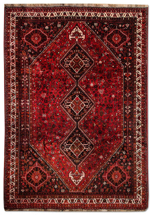 Alfombra persa - Nómada - 304 x 220 cm - rojo