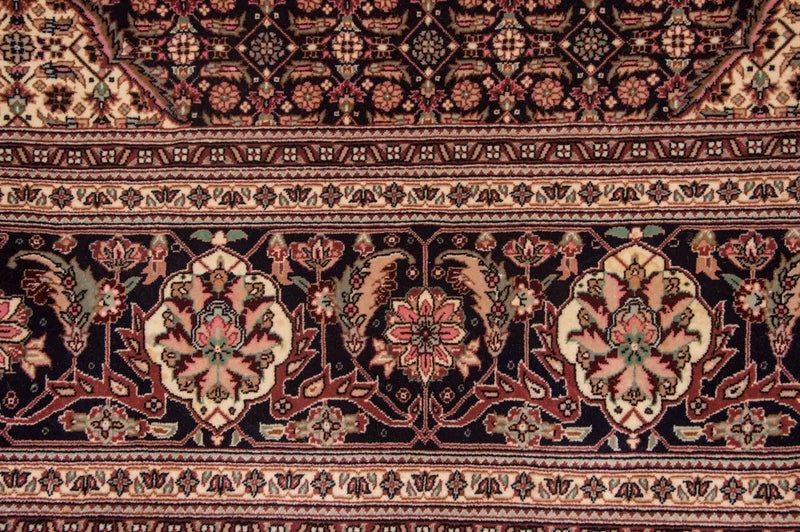 Alfombra Persa - Tabriz - Real - 353 x 252 cm - azul oscuro