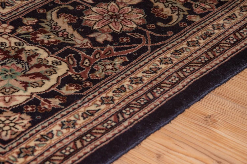 Alfombra Persa - Tabriz - Real - 353 x 252 cm - azul oscuro