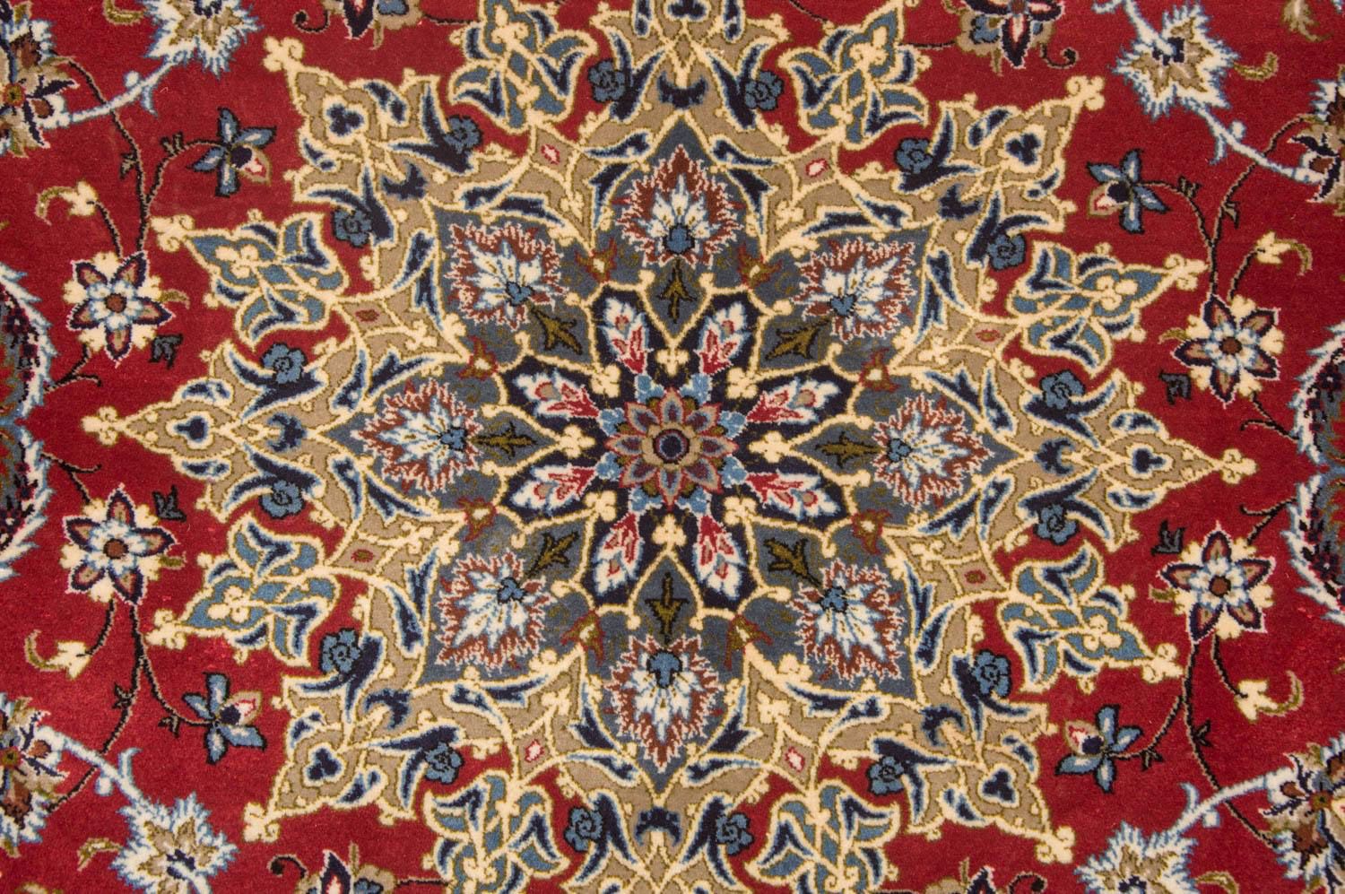 Alfombra Persa - Isfahan - Prima - 224 x 157 cm - rojo