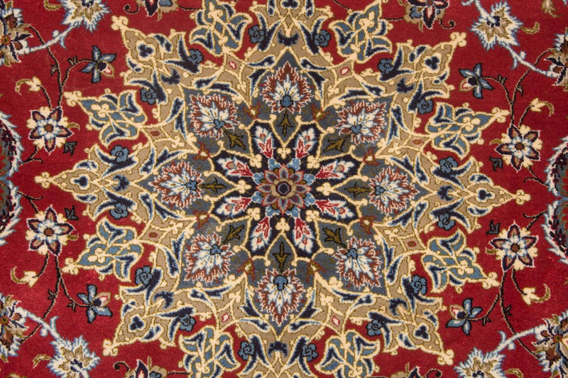 Alfombra Persa - Isfahan - Prima - 224 x 157 cm - rojo