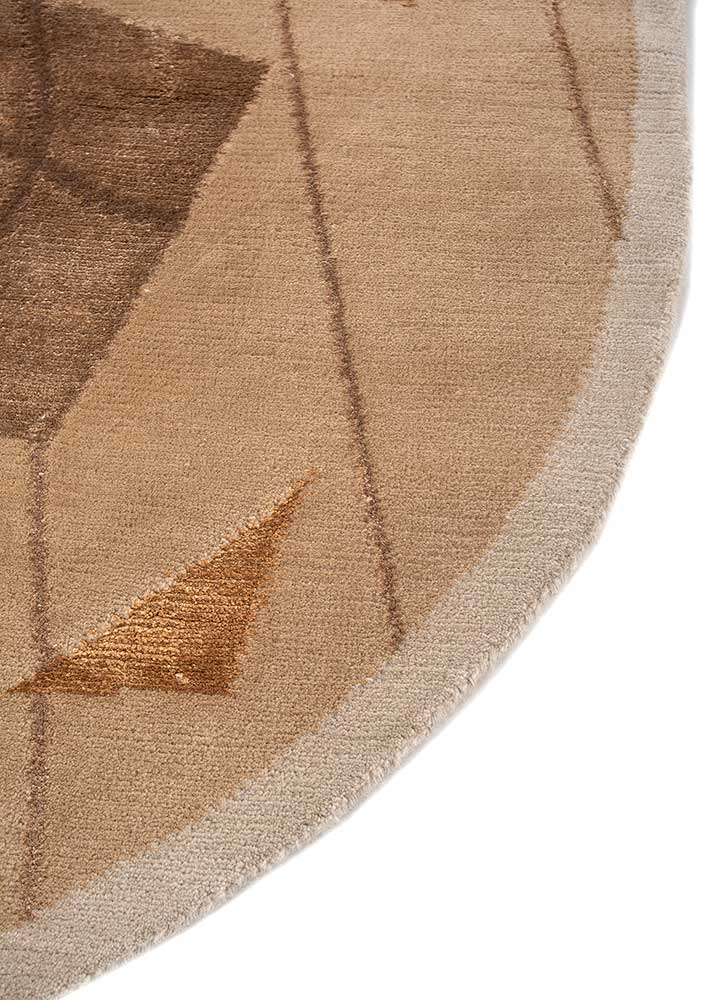 Alfombra de lana oval  - 240 x 150 cm - beige