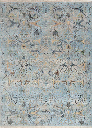Alfombra de diseño - 300 x 240 cm - azul cielo