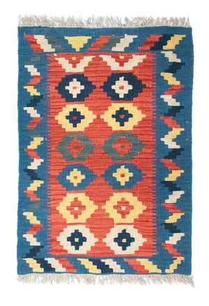 Alfombra Kelim - Oriental - 87 x 62 cm - naranja