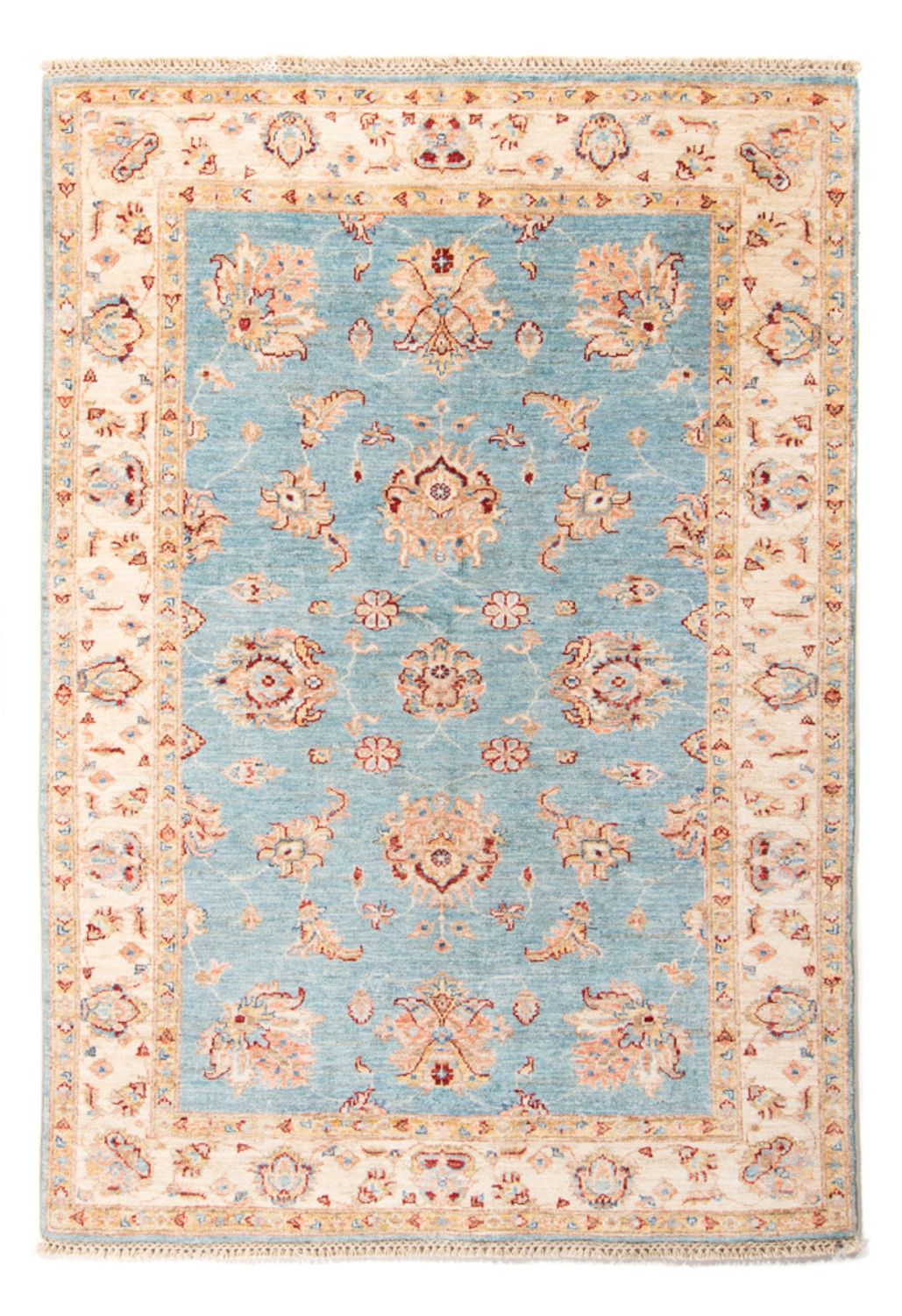 Alfombra Ziegler - 181 x 126 cm - azul claro