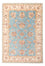 Alfombra Ziegler - 181 x 126 cm - azul claro