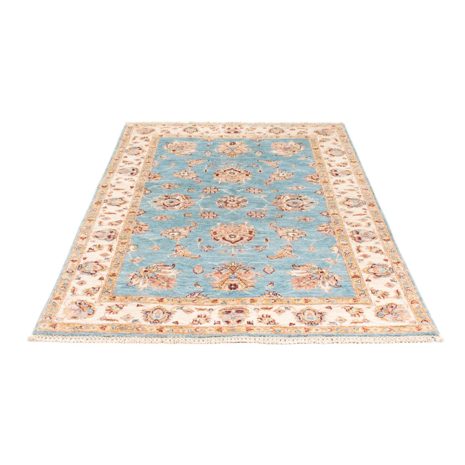Alfombra Ziegler - 181 x 126 cm - azul claro