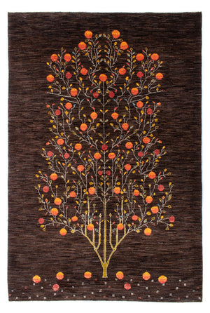 Alfombra Gabbeh - Loribaft Persa - 260 x 172 cm - marrón