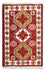Alfombra oriental - 94 x 62 cm - rojo