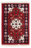 Alfombra oriental - 90 x 60 cm - rojo