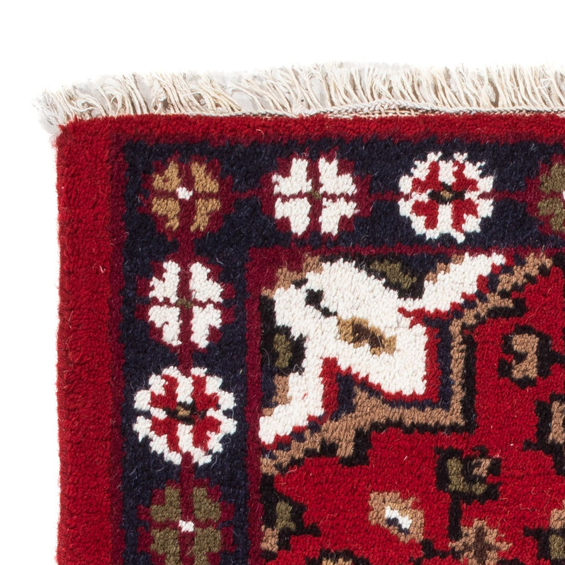 Alfombra oriental - 90 x 60 cm - rojo