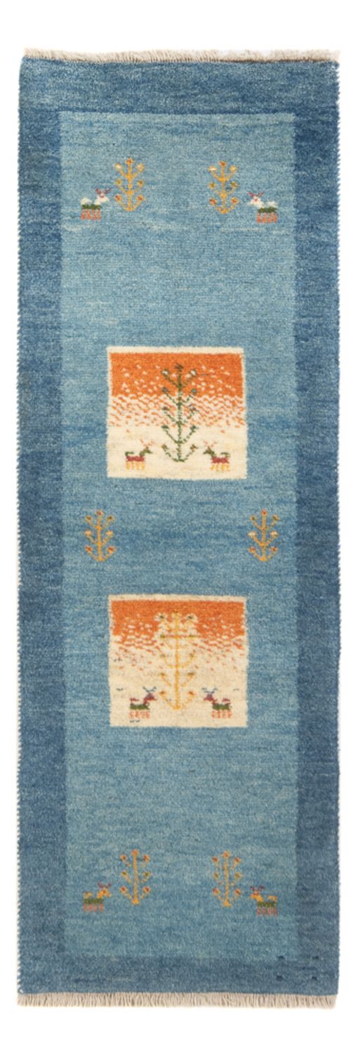 Alfombra de pasillo Alfombra Gabbeh - Persa - 148 x 50 cm - multicolor
