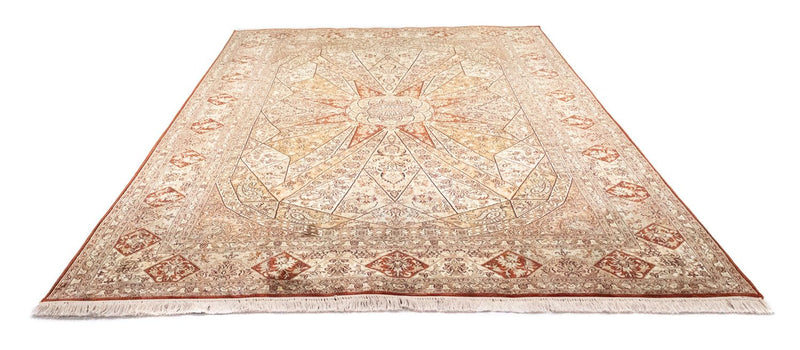 Alfombra de seda - Seda de Cachemira - 270 x 185 cm - marrón