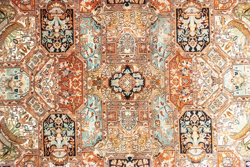 Alfombra de seda - Seda de Cachemira - 229 x 152 cm - beige