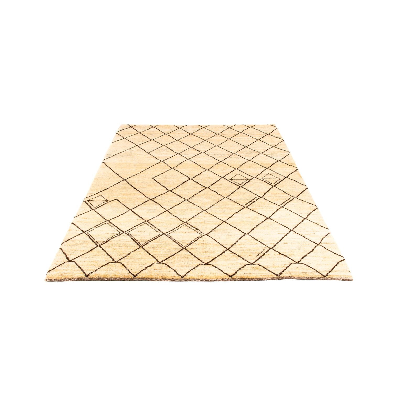 Alfombra Gabbeh - Loribaft Persa - 193 x 151 cm - beige