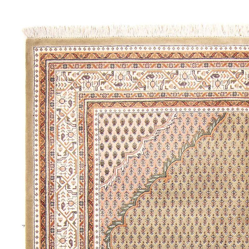 Alfombra oriental - Mir - Indus - 238 x 176 cm - beige claro