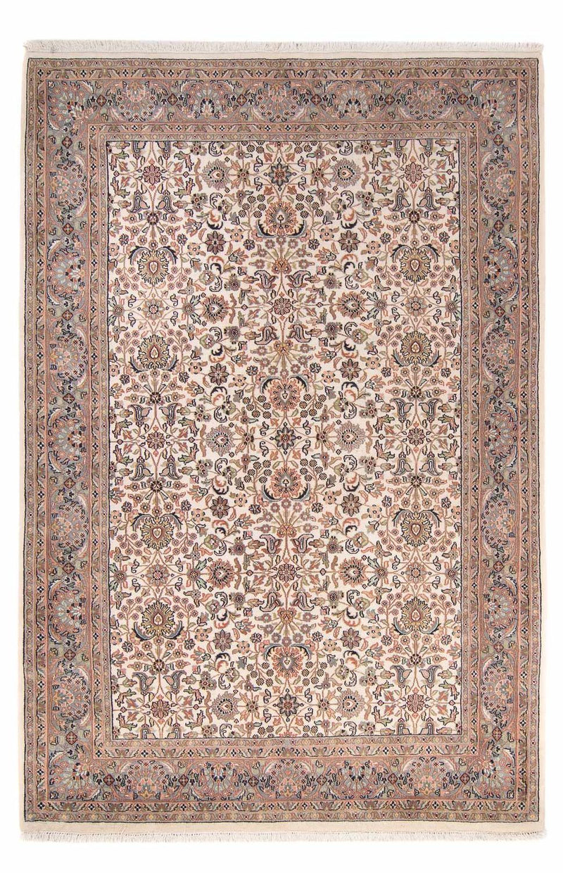 Alfombra oriental - Keshan - Indus - 245 x 165 cm - beige