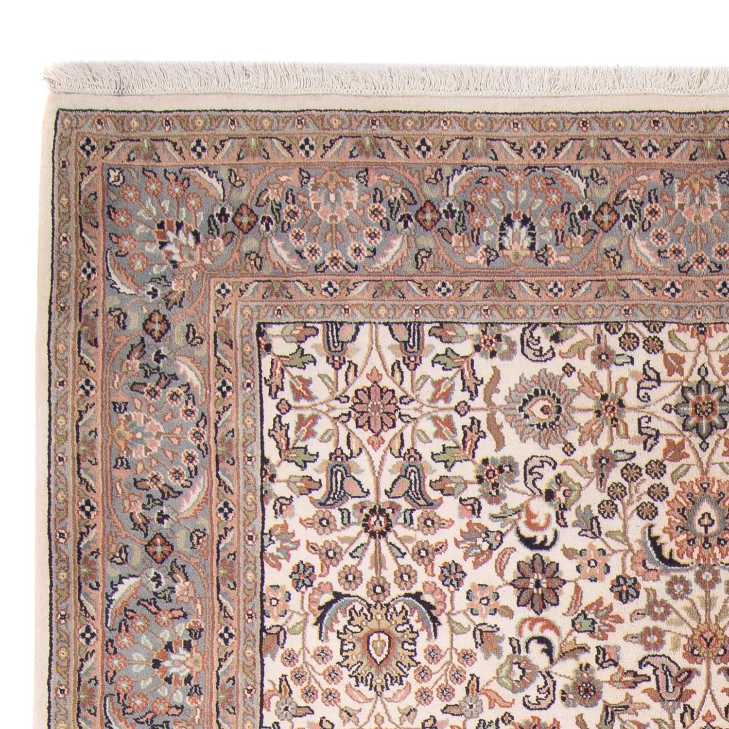Alfombra oriental - Keshan - Indus - 245 x 165 cm - beige