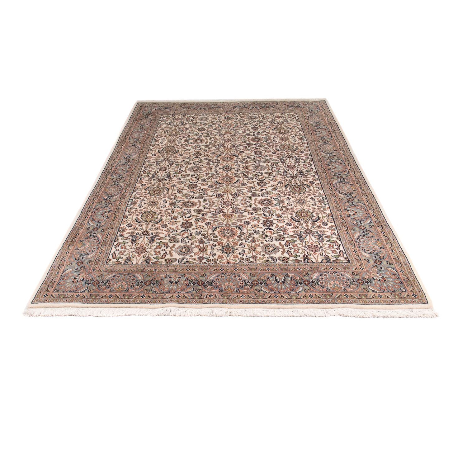 Alfombra oriental - Keshan - Indus - 245 x 165 cm - beige