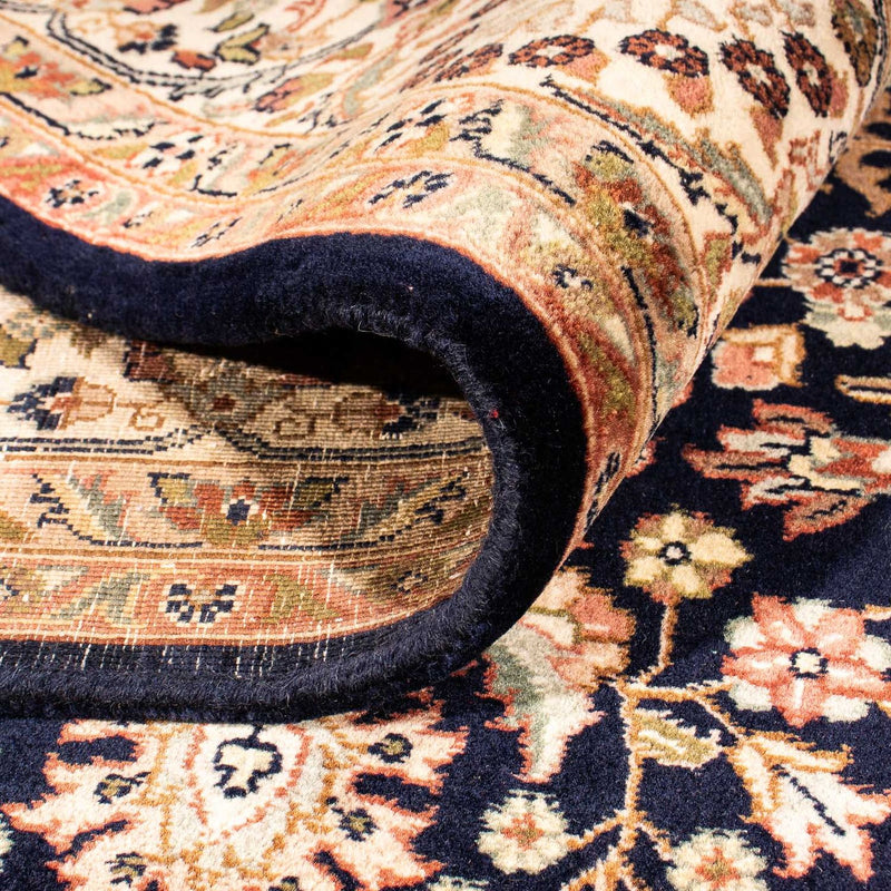 Alfombra oriental - Keshan - Indus - 312 x 201 cm - azul oscuro