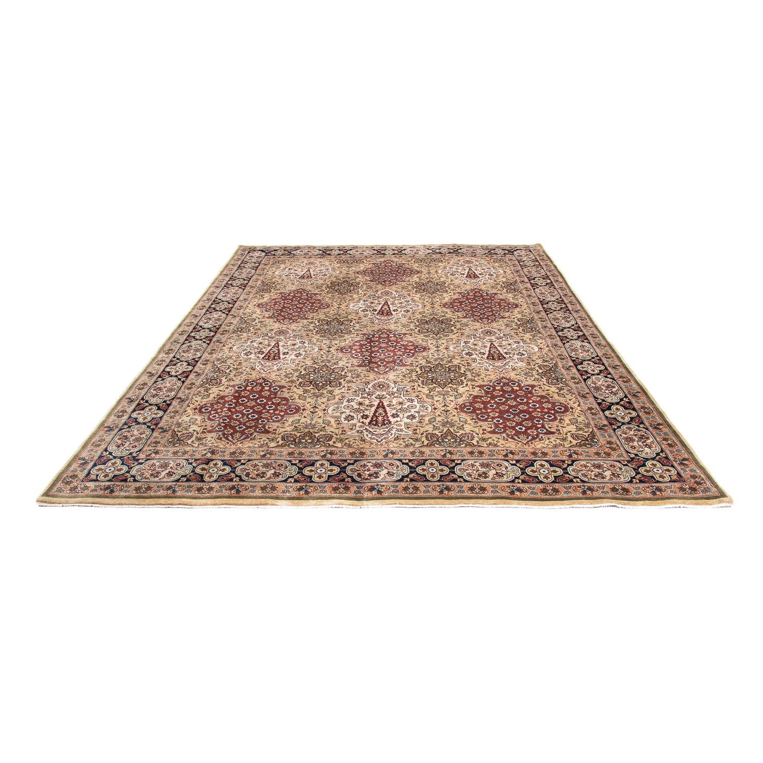 Alfombra oriental - Keshan - Indus - 320 x 242 cm - beige
