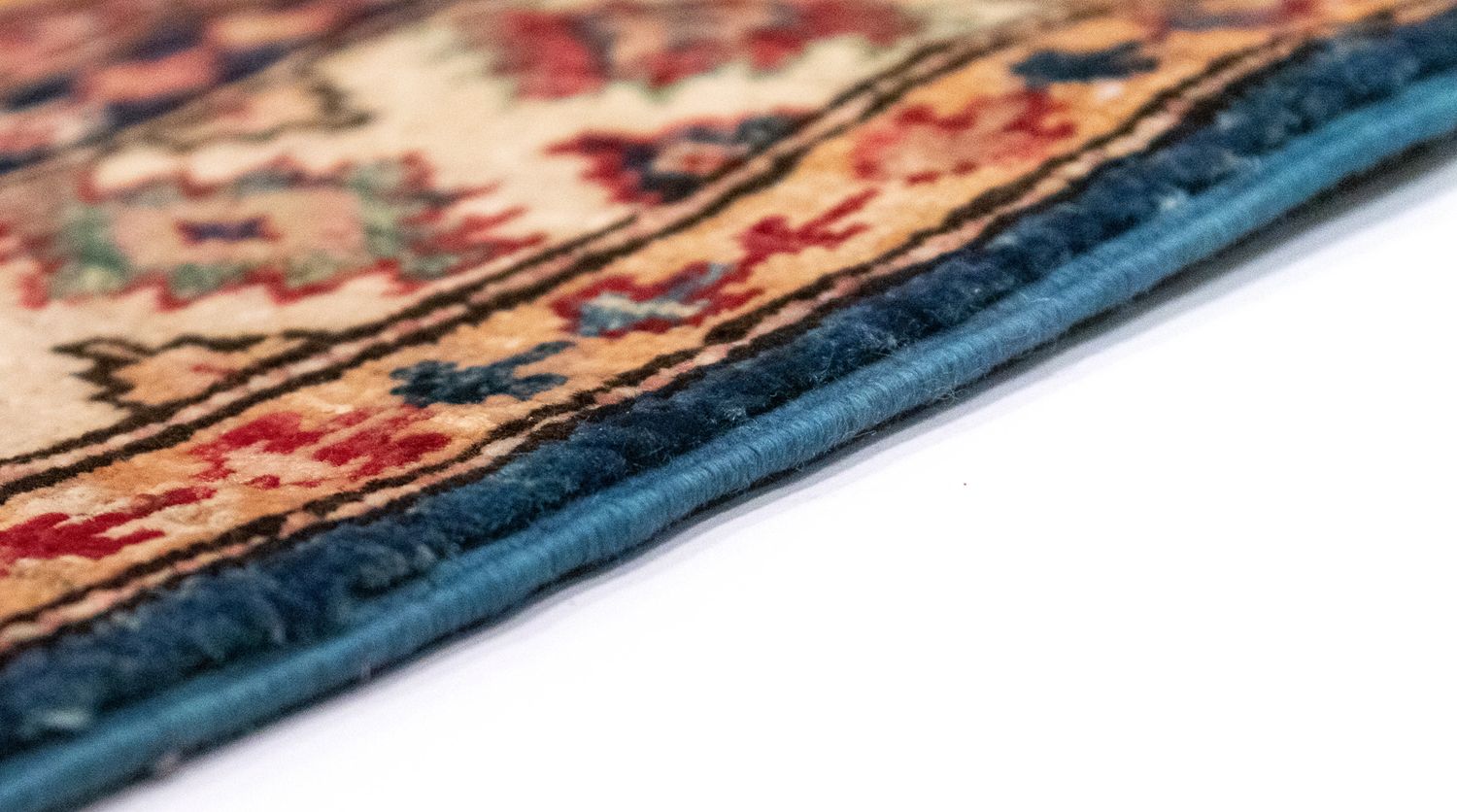 Alfombra Ziegler - Kazak - 123 x 82 cm - azul
