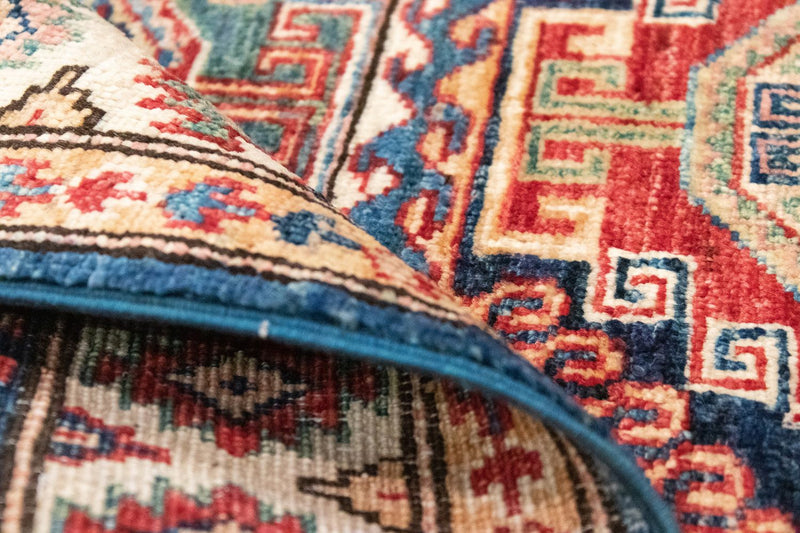Alfombra Ziegler - Kazak - 123 x 82 cm - azul