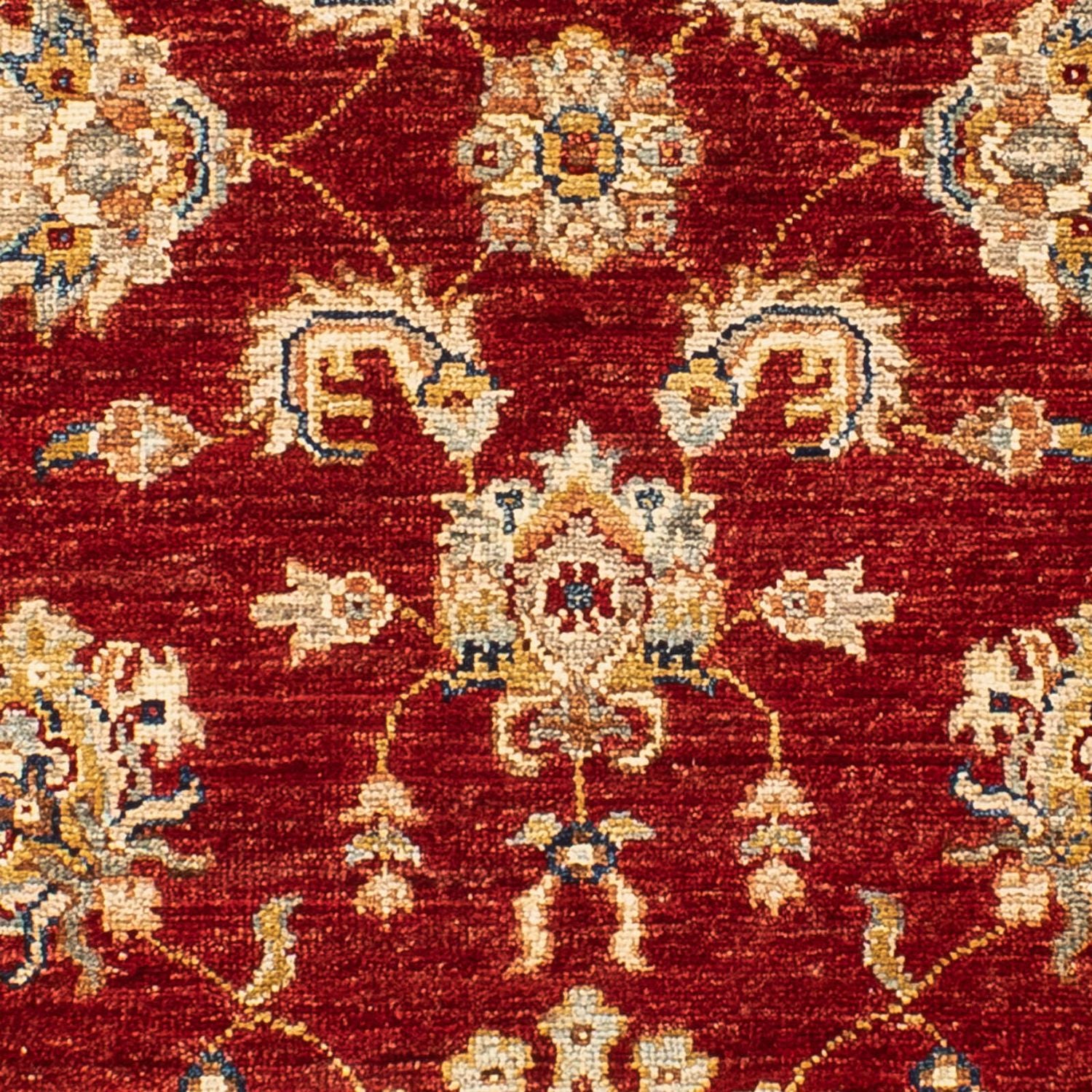 Alfombra Ziegler - 155 x 88 cm - rojo oscuro