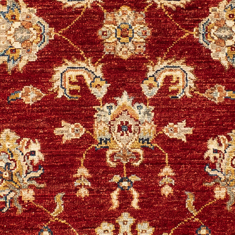 Alfombra Ziegler - 155 x 88 cm - rojo oscuro
