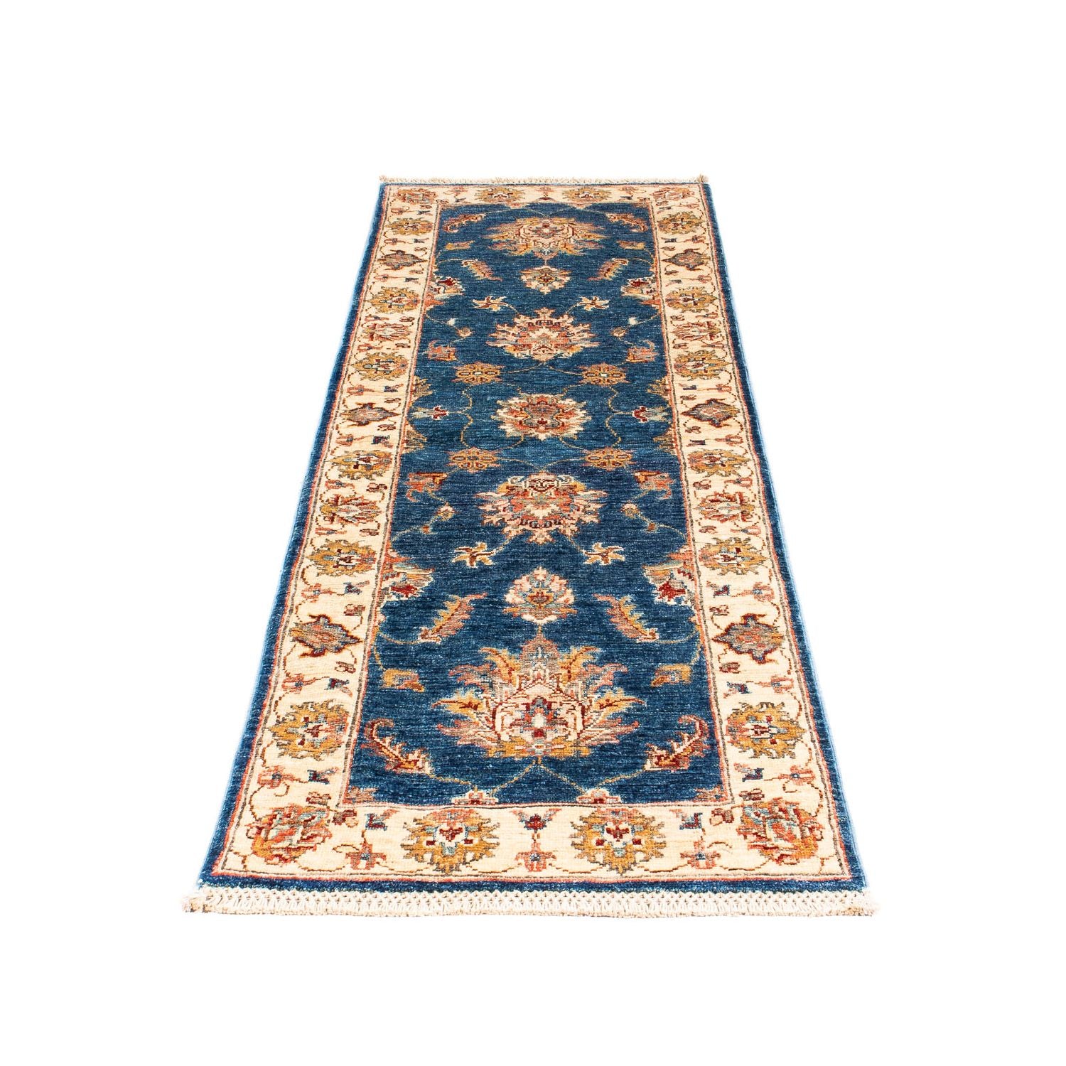 Alfombra de pasillo Alfombra Ziegler - 185 x 63 cm - azul oscuro