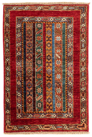 Alfombra Ziegler - Shal - 98 x 65 cm - rojo oscuro