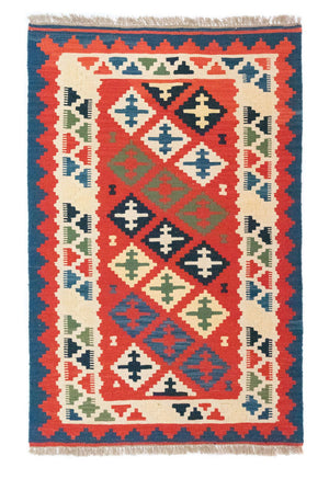 Alfombra Kelim - Oriental - 150 x 102 cm - multicolor