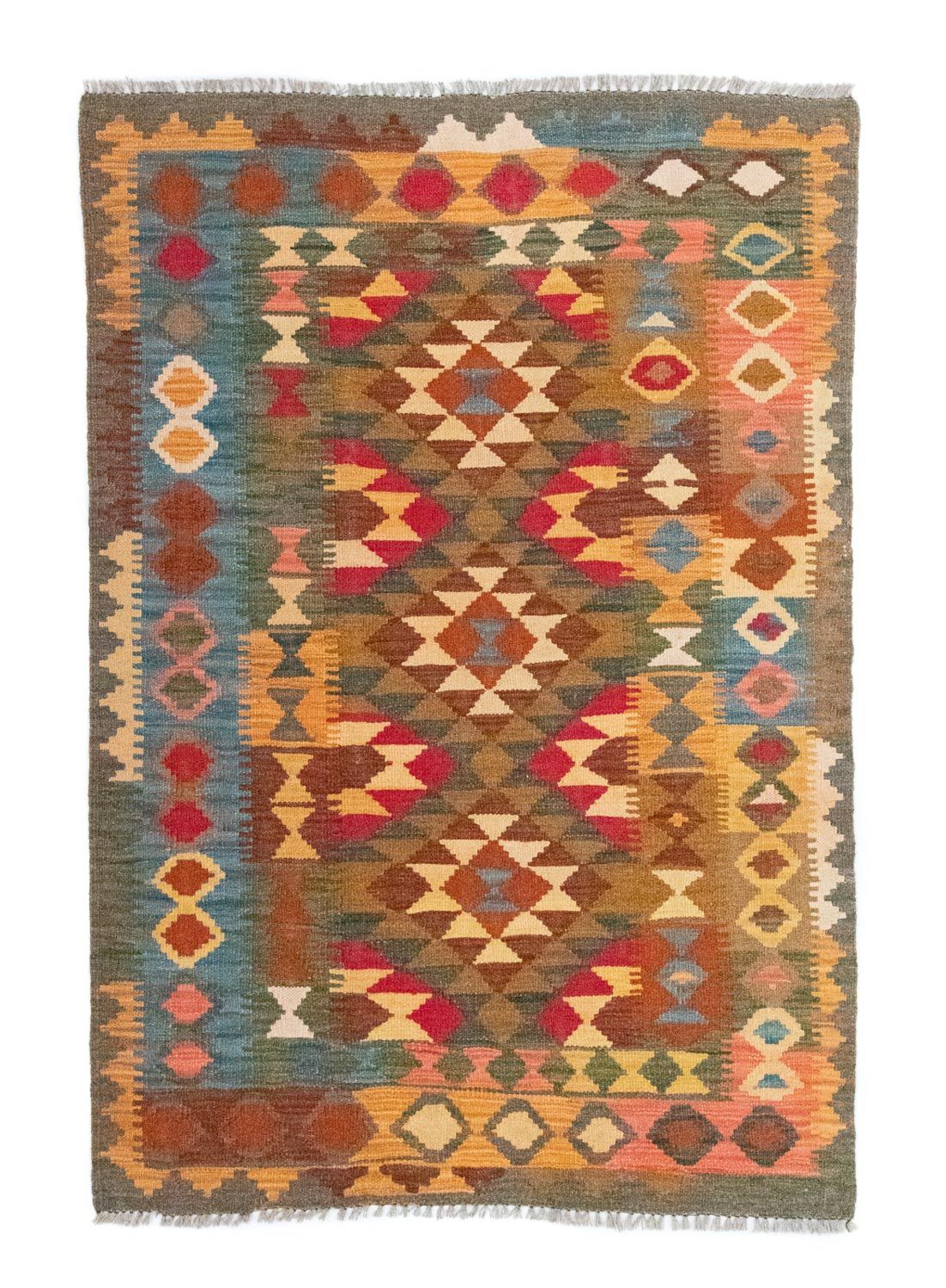 Alfombra Kelim - Oriental - 152 x 102 cm - multicolor