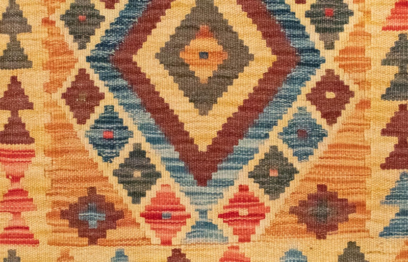 Alfombra Kelim - Oriental - 127 x 86 cm - amarillo
