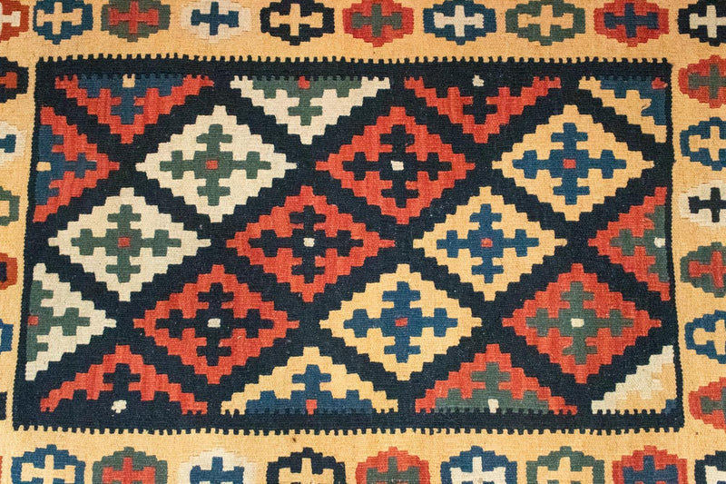 Alfombra Kelim - Oriental - 128 x 87 cm - azul