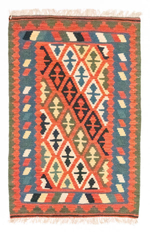 Alfombra Kelim - Oriental - 126 x 83 cm - naranja