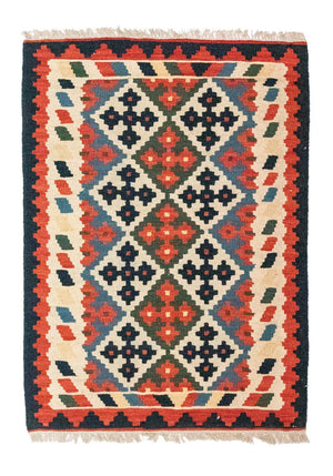 Alfombra Kelim - Oriental - 120 x 85 cm - beige