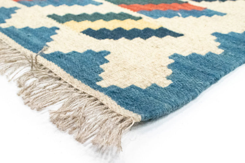 Alfombra Kelim - Oriental - 250 x 165 cm - azul