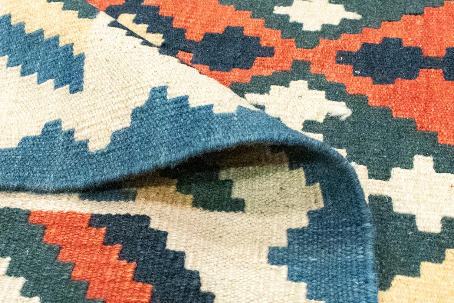 Alfombra Kelim - Oriental - 250 x 165 cm - azul