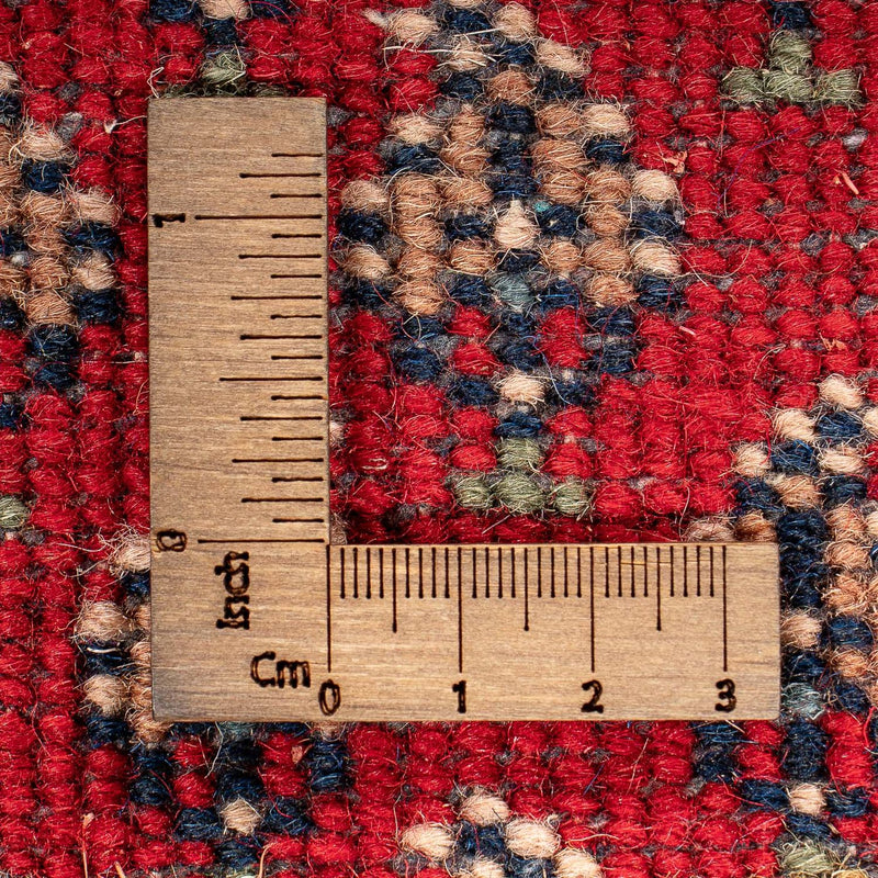 Alfombra oriental - Mir - Indus - 90 x 60 cm - rojo oscuro