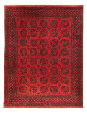 Alfombra afgana - Filpa - 401 x 309 cm - rojo