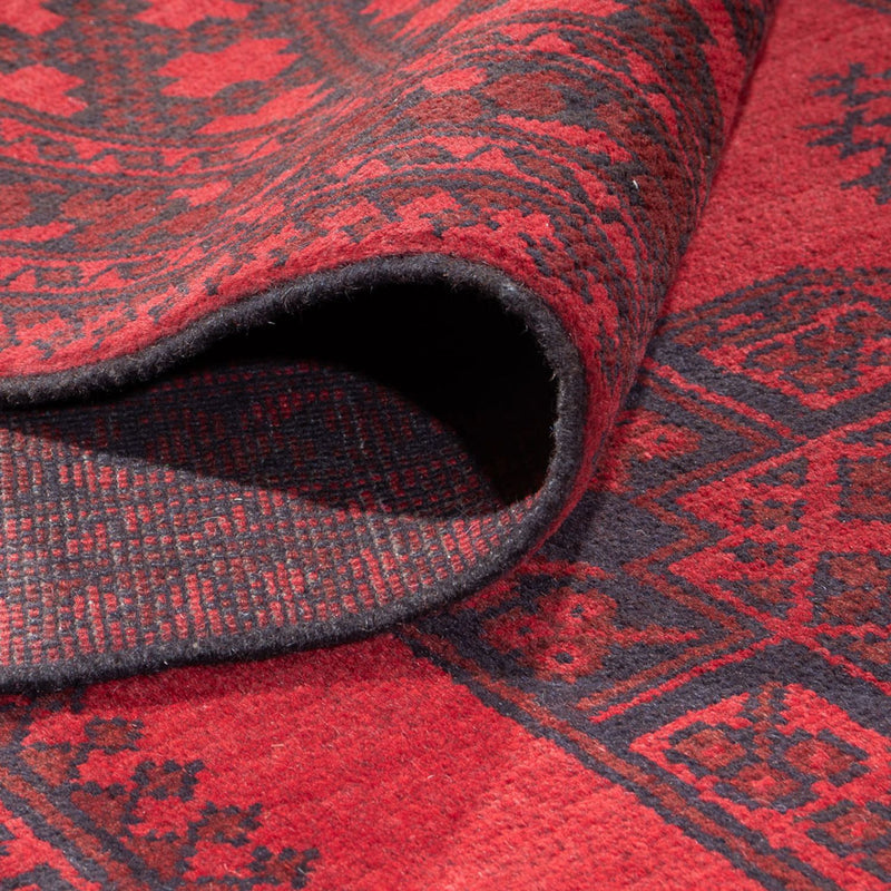 Alfombra afgana - Filpa - 401 x 309 cm - rojo