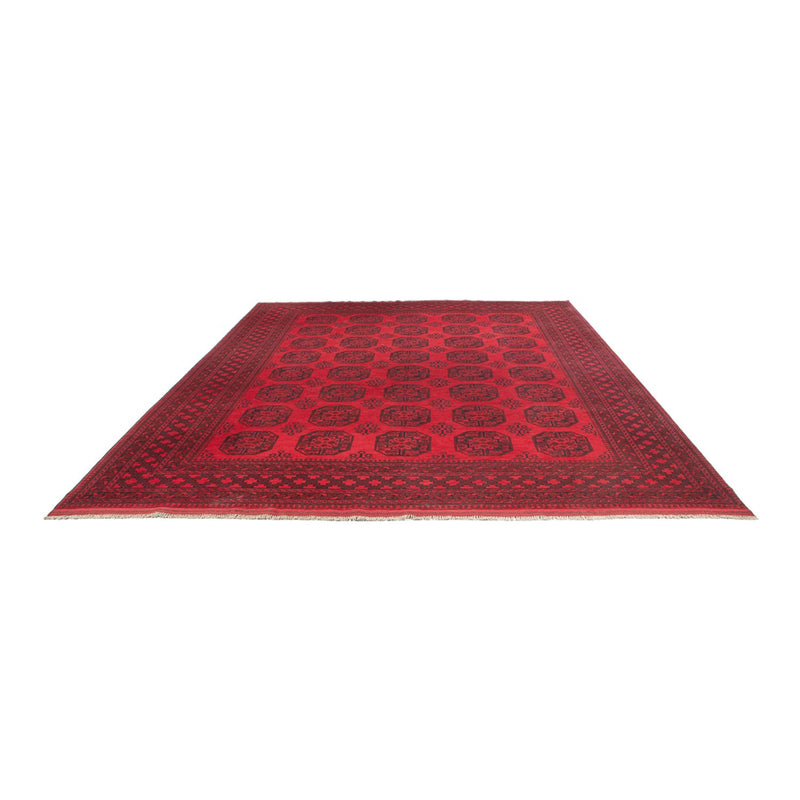 Alfombra afgana - Filpa - 401 x 309 cm - rojo