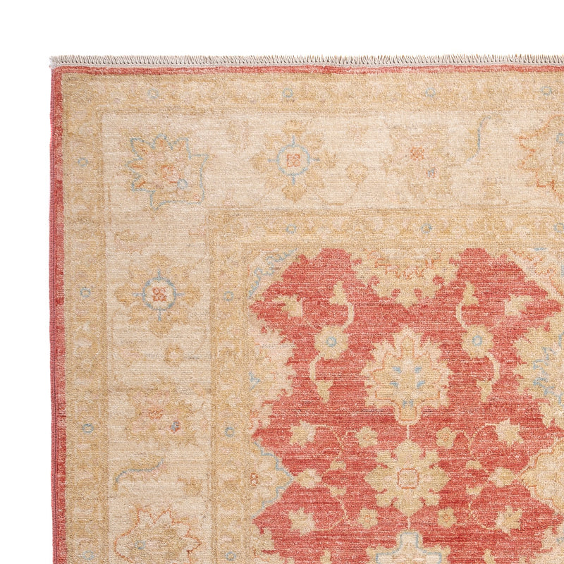 Alfombra Ziegler - 201 x 153 cm - rojo claro