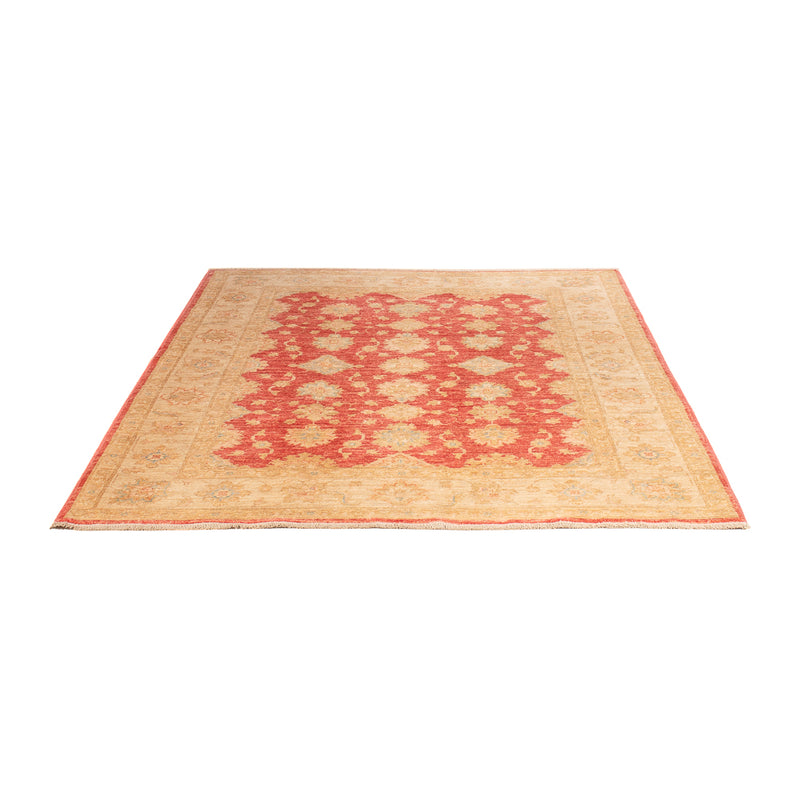 Alfombra Ziegler - 201 x 153 cm - rojo claro
