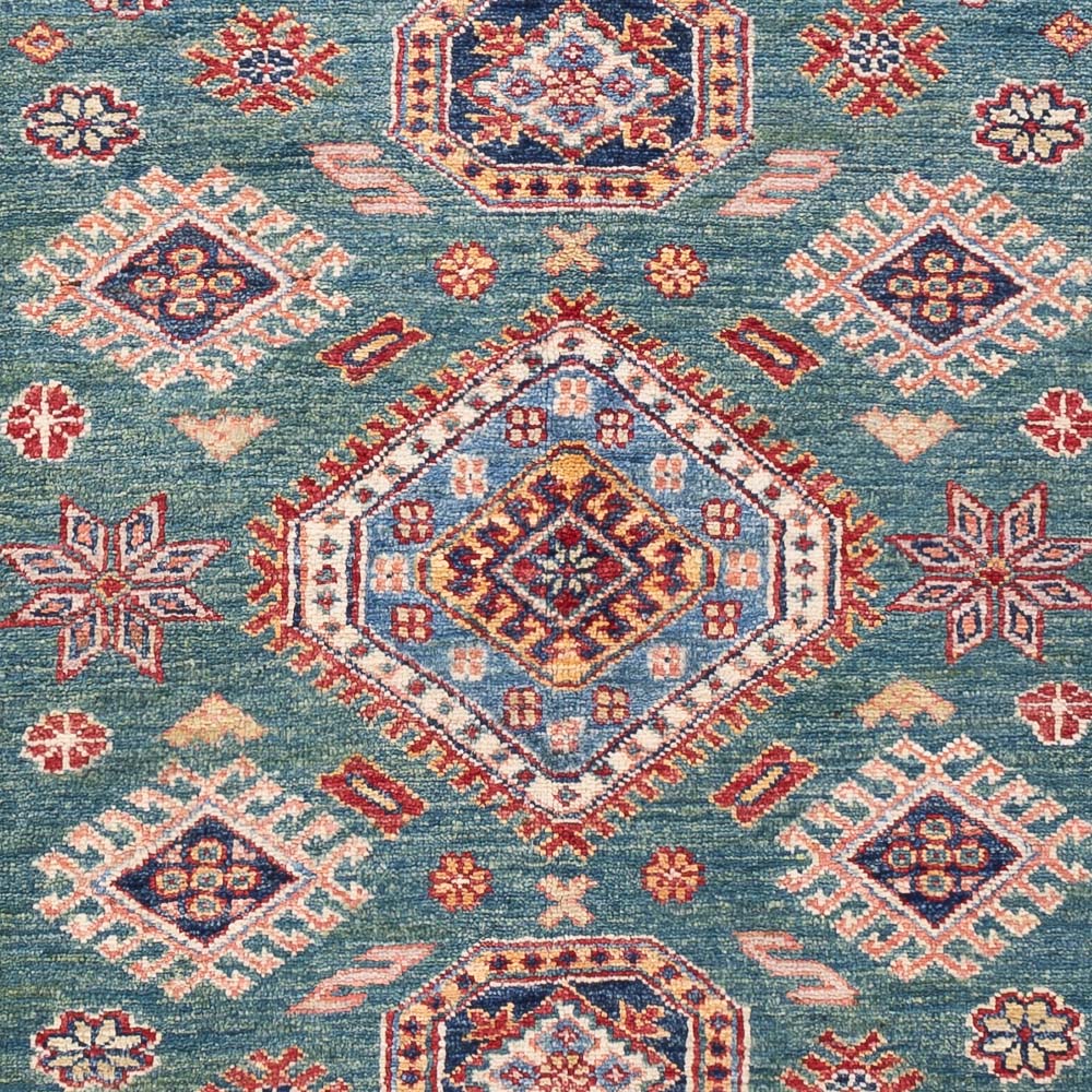Alfombra Ziegler - Kazak - Real - 182 x 117 cm - verde