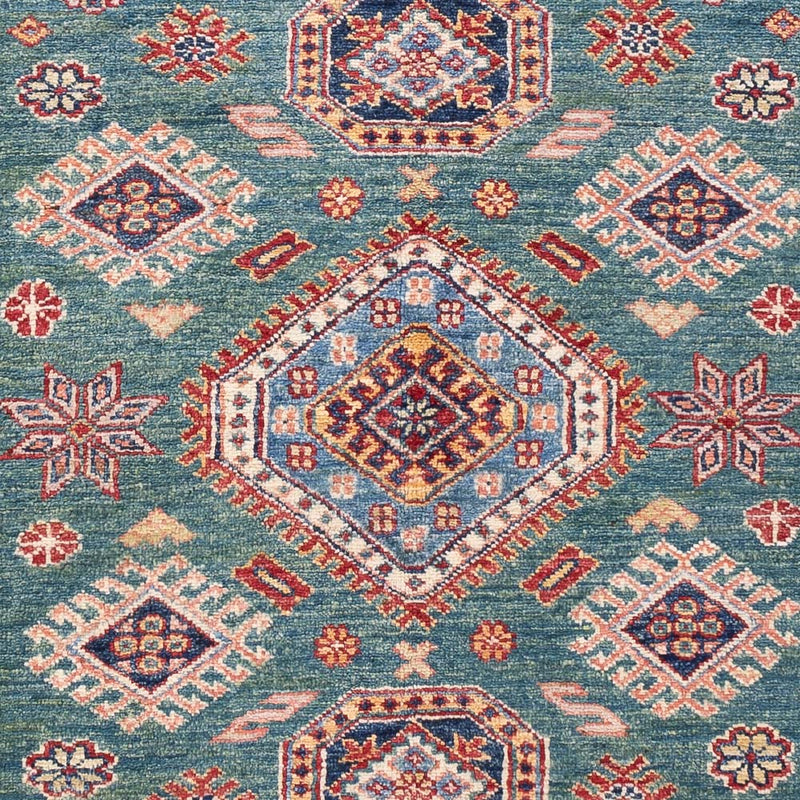 Alfombra Ziegler - Kazak - Real - 182 x 117 cm - verde