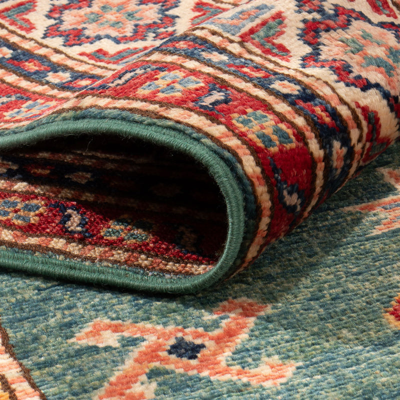 Alfombra Ziegler - Kazak - Real - 182 x 117 cm - verde