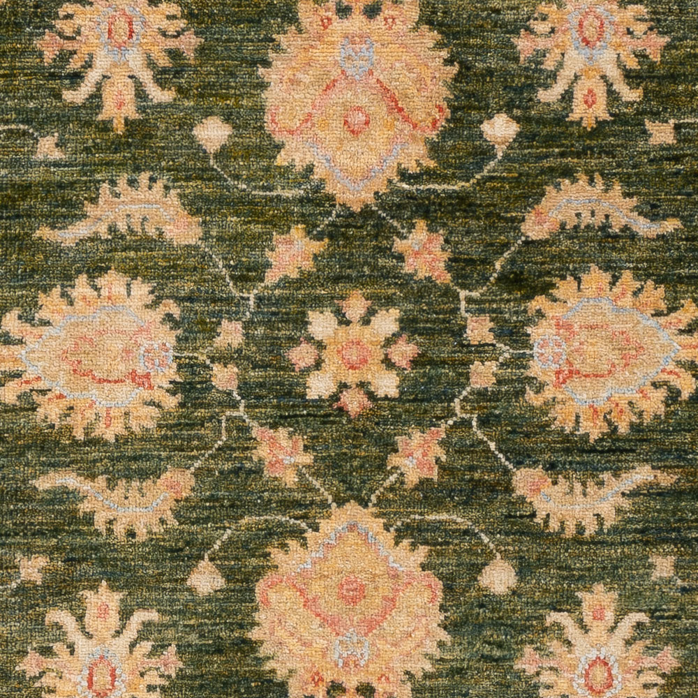 Alfombra Ziegler - 148 x 102 cm - verde oscuro