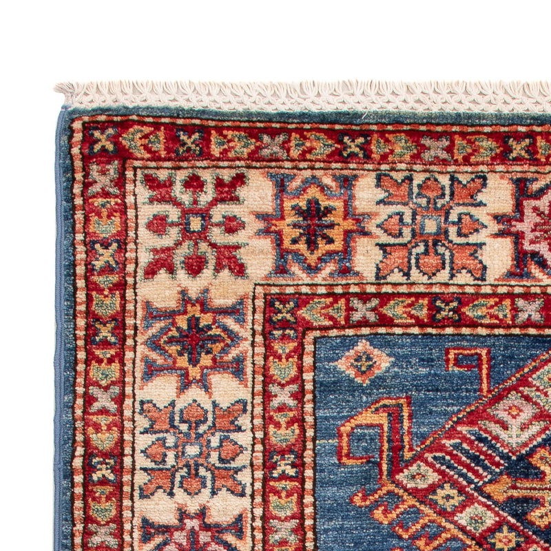 Alfombra Ziegler - Kazak - Real - 127 x 80 cm - azul